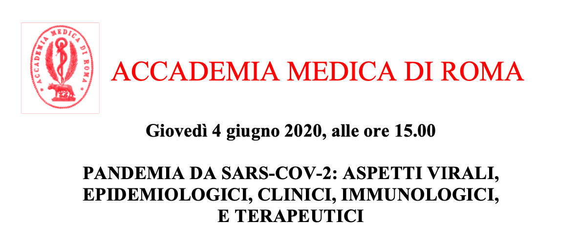 Pandemia da SARS-CoV-2: aspetti virali, epidemiologici, clinici, immunologici e terapeutici